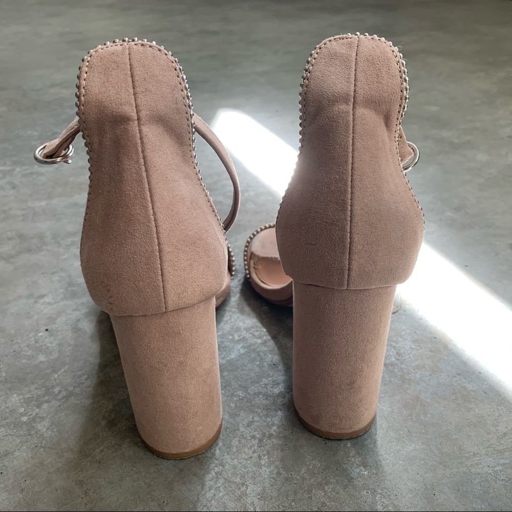 Topshop Selma Nude Sandals - Picture 4 of 5